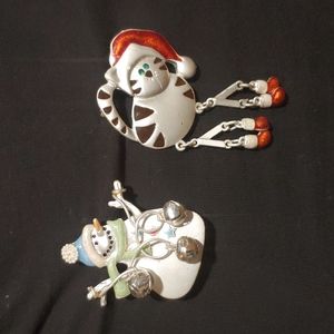 Christmas Brooches